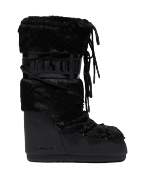 Moon Boot Mn Icon Faux Fur Boots Zwart 80d1408900