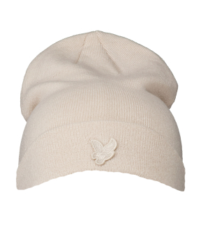 Lyle&scott Tonal Eagle Beanie Mutsen Beige He960ton