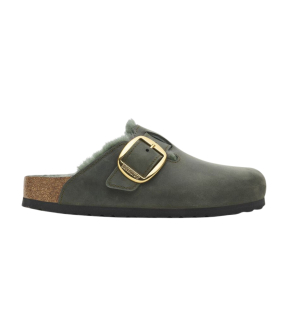 Birkenstock  Slippers Groen Boston Bick Buckle