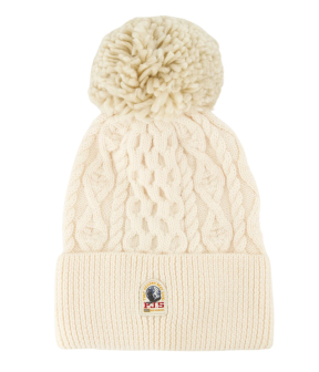 Parajumpers Aran Pom Pom Hat Mutsen Creme Pahaha05