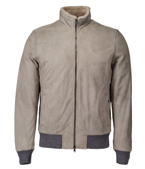 Barba Napoli Wolf Jackets Lichtgrijs 43702