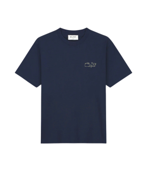 ØlÅf  T-shirts Donkerblauw M190104