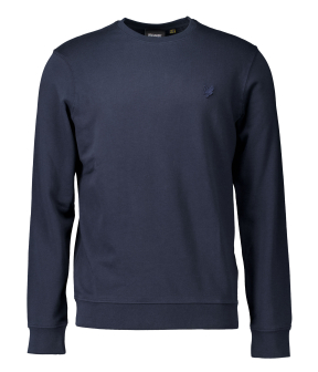 Lyle&scott Superfine Crew Neck Sweaters Donkerblauw Ml2255ton