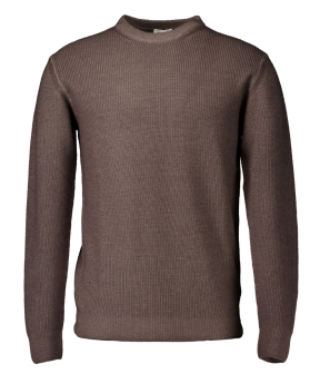 Gentiluomo Round Ls Truien Bruin K1082-248