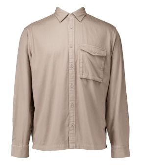 Armani Exchange Man Woven Shirt Lange Mouw Overhemden Beige 6dzc07 Zn5ez