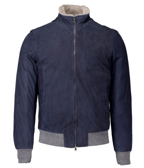 Barba Napoli Wolf Jackets Donkerblauw 43702