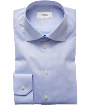 Eton  Lange Mouw Overhemden Blauw 300079511 21 Blauw