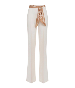 Elisabetta Franchi  Pantalons Ecru Pa0773 2e2 - 193