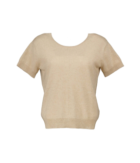 Absolut Cashmere Nola Tops Beige Ac157002c Nola - Ble