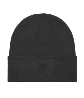 Lyle&scott Tonal Eagle Beanie Mutsen Zwart He960ton