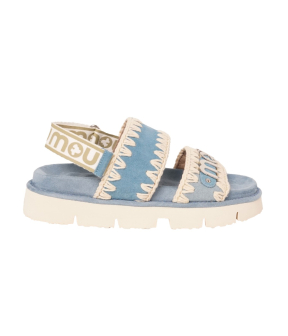 Mou Bio Strap Sandalen Blauw Mu.sw461001t