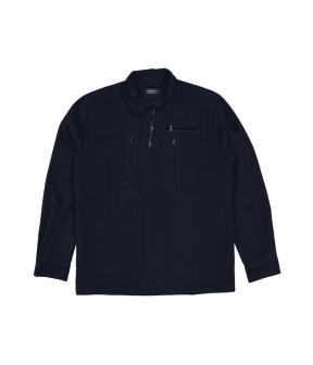 Butcher Of Blue Andor Overshirts Blauw Andor Zip Overshirt 890