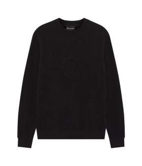 Mastrum  Sweaters Zwart Embossed Compass Sweat M000