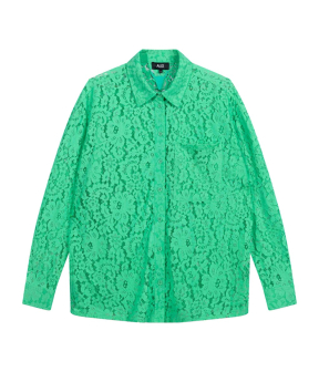 Alix The Label Lace Blouses Groen 2403943592