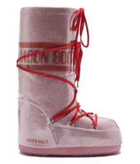 Moon Boot Icon Glitter Boots Roze Icon Glitter 003