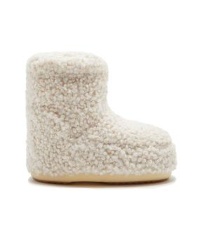 Moon Boot Icon Low Faux Curly Boots Creme Icon Low Faux Curly 002