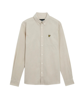 Lyle&scott Linen Lange Mouw Overhemden Beige Lw2004v W870