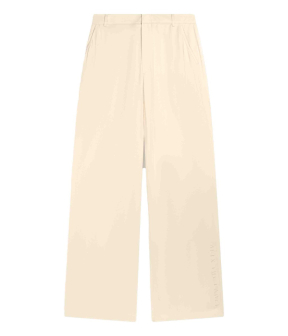 Alix The Label Satin Pantalons Ecru 2403153593