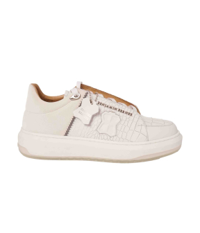 Benjamin Berner Theo Sneakers Wit Theo Crocodile