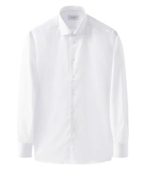 Eton  Lange Mouw Overhemden Wit 100012363