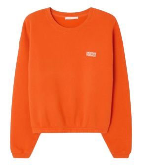 American Vintage Izubird Sweaters Oranje Izu03ae24