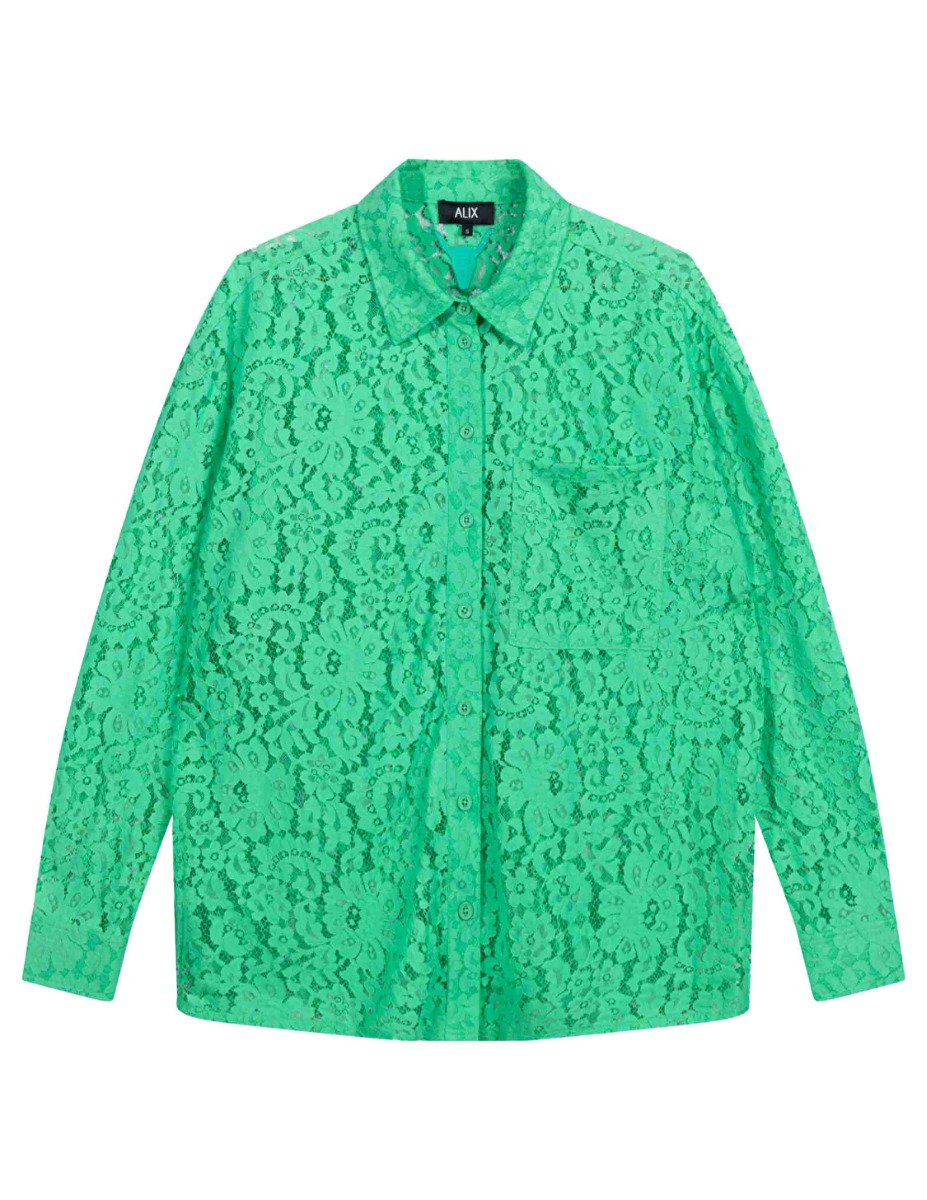 Blouse Groen Lace blouses groen