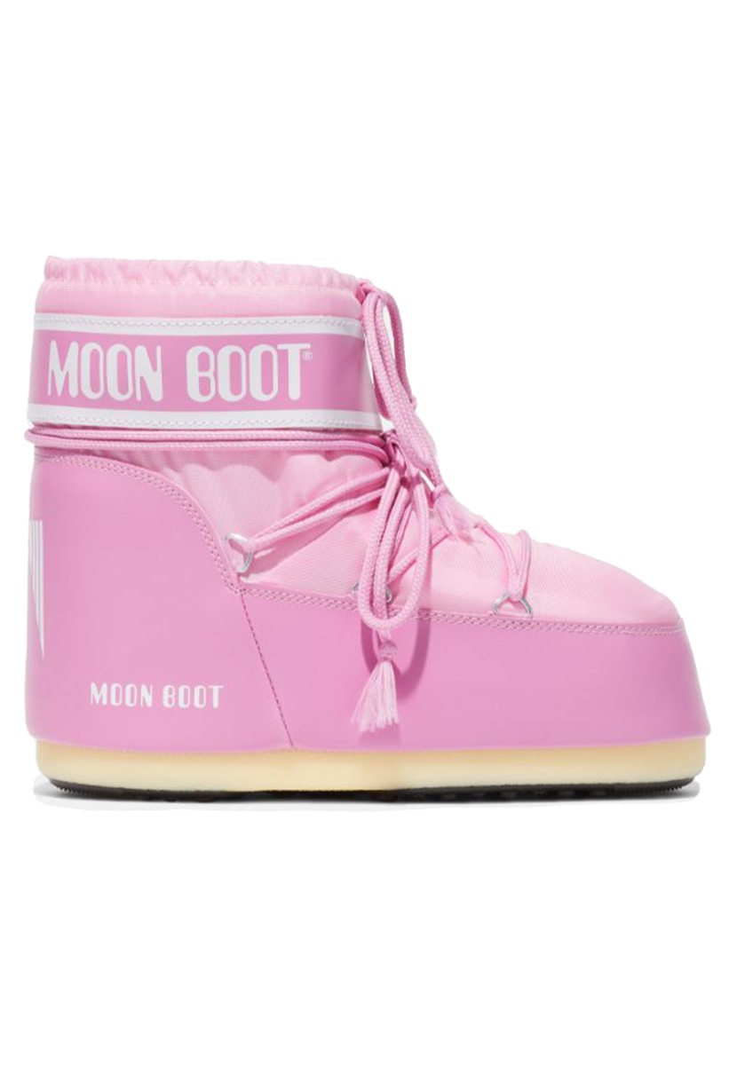 Moon Boot Icon low nylon boots roze Dames maat 42/44