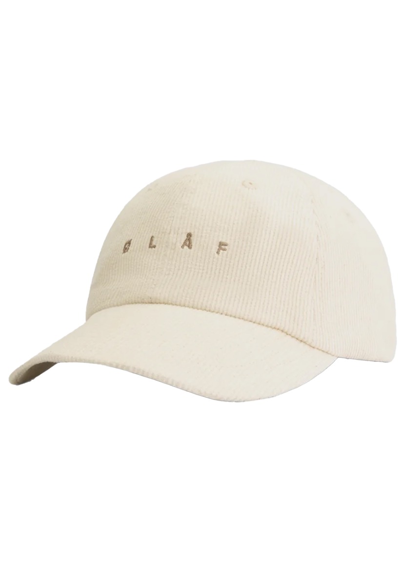 ØLÅF Pet Off White One Size Corduroy cap petten off white