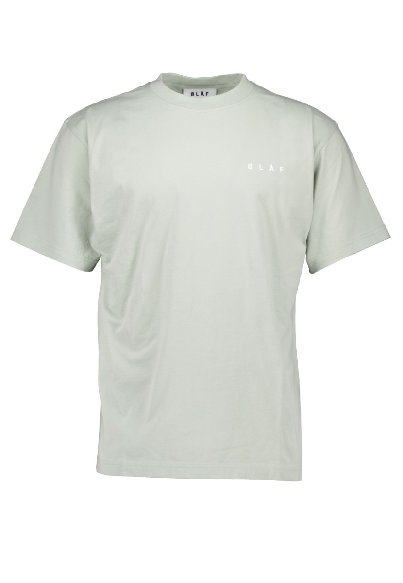 ØLÅF Shirt Groen maat XS Pixelated face tee t-shirts groen