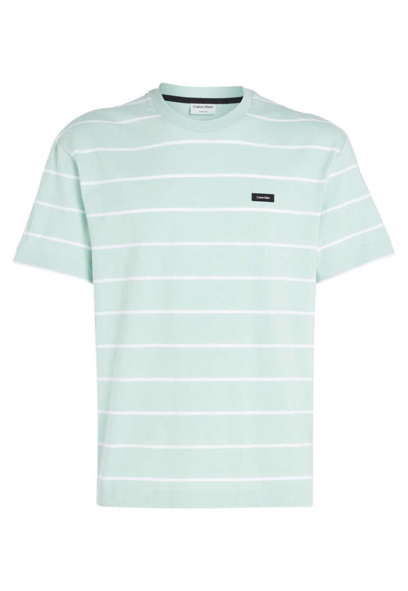 Calvin Klein t-shirts aqua Heren maat L