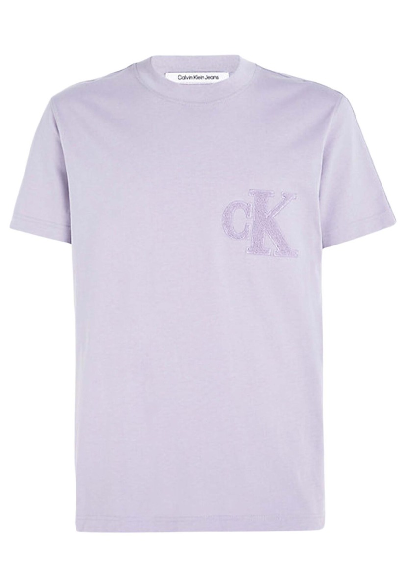 Calvin Klein Monogram t-shirt t-shirts lila Heren maat XXL