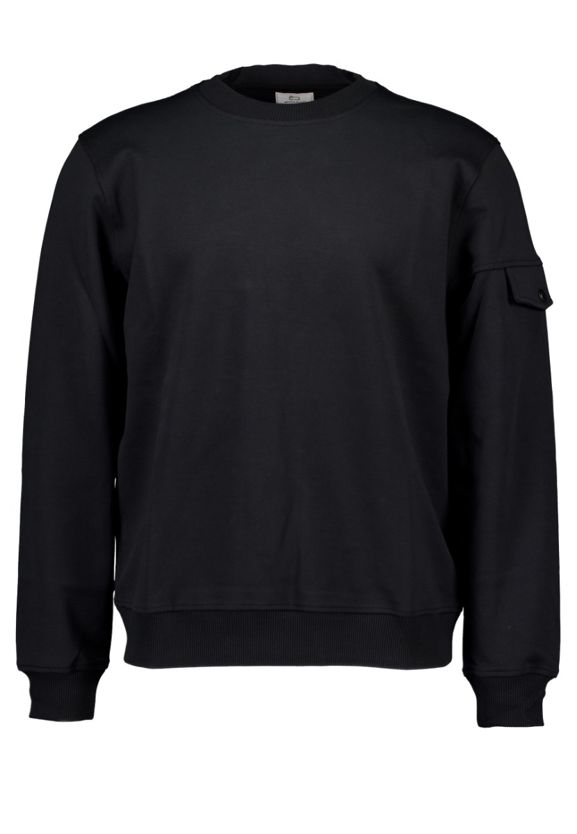 Woolrich Trui Zwart Katoen maat L Light fleece sweaters zwart